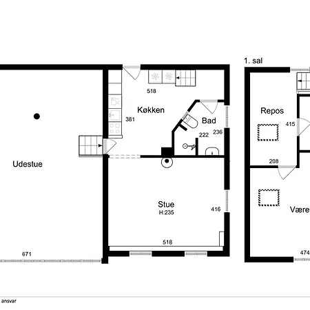 Charming 45 M House In Peaceful Setting Feriehus *